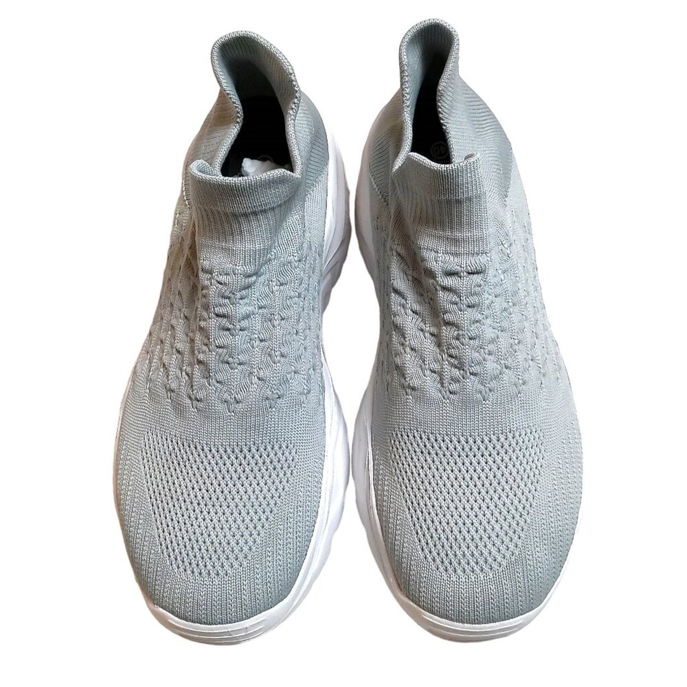 Womens Shoes Athletic Comfort Breathable Fabroc Gray NEW size 8.5 (40)